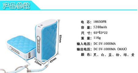 菠蘿充電寶 小巧便攜，電力強勁的移動電源